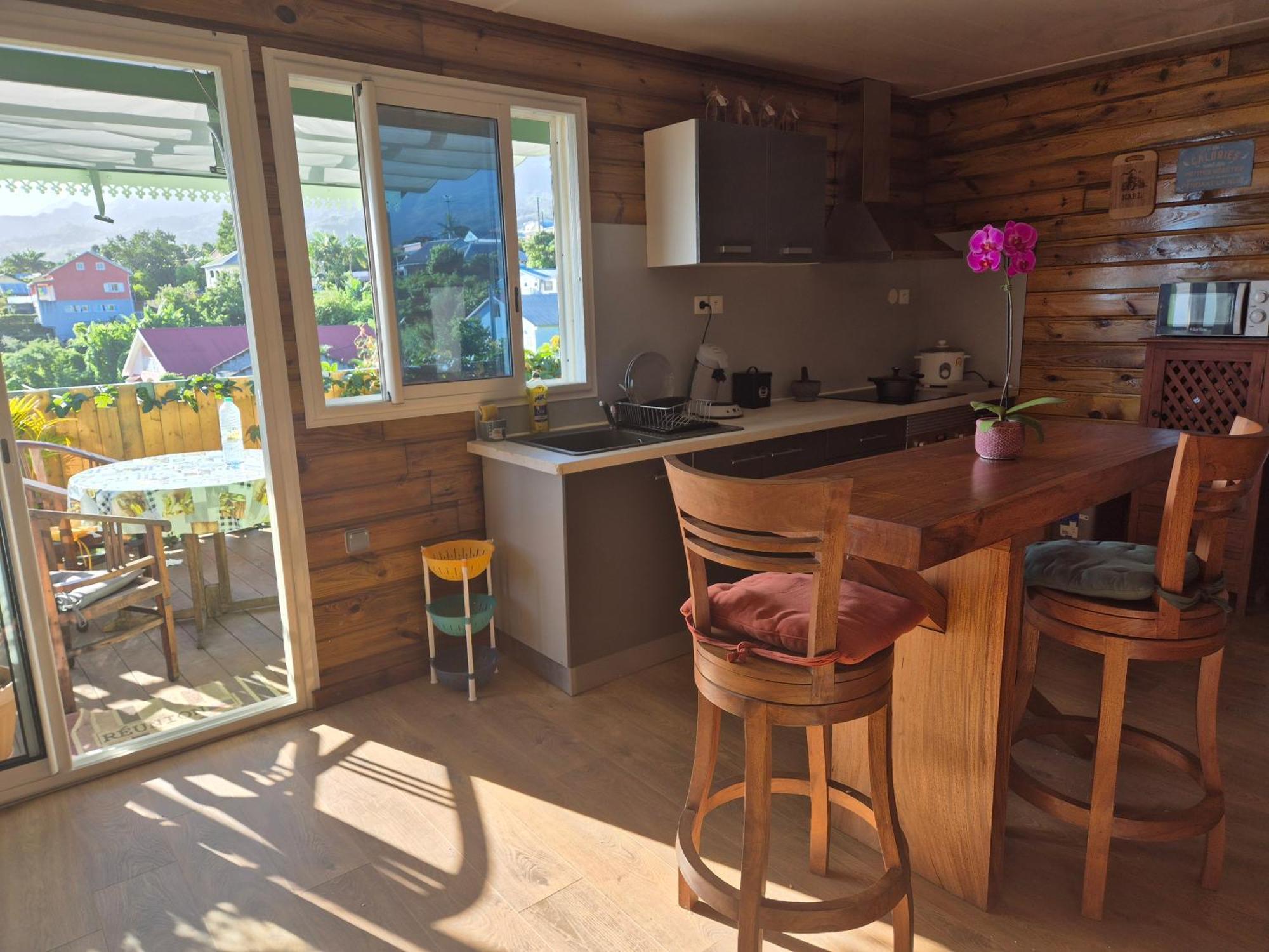 Apartmán Chez Ti Karl Le Tampon Exteriér fotografie